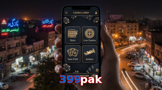 Main screen of 399Pak app page for PK players