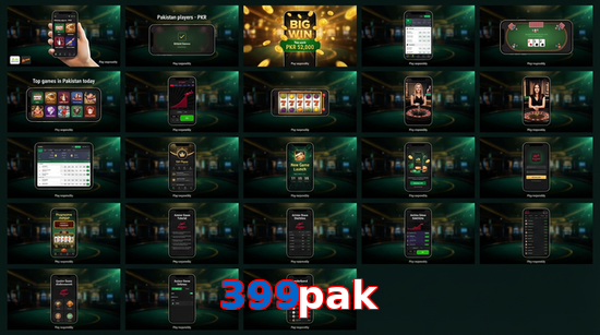 Main screen of 399Pak bet page for PK players