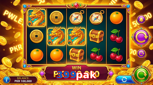 Main screen of 399Pak pg page for PK players